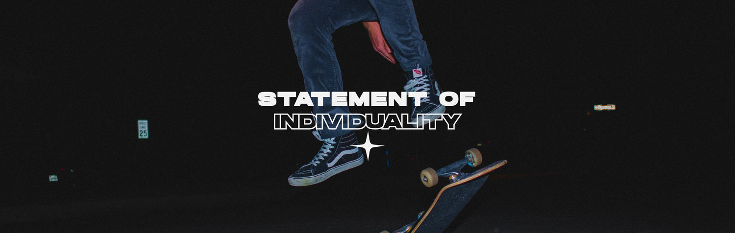 image with the slogan "statement of individuality"